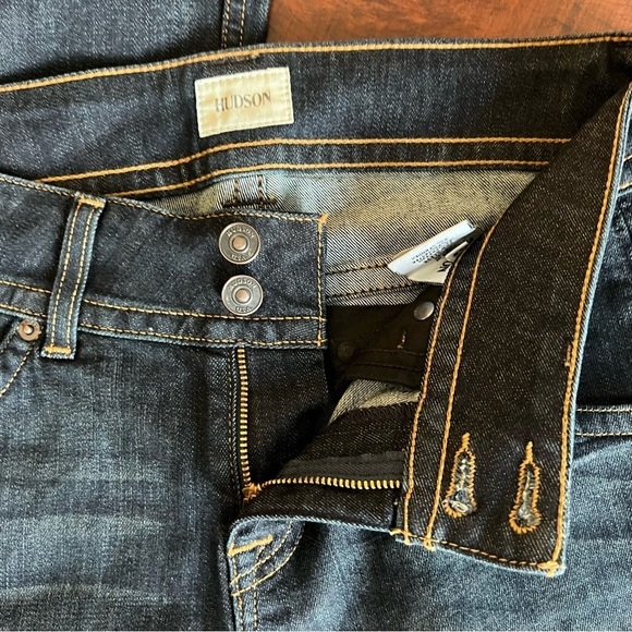 HUDSON Denim Signature Midrise Bootcut Jeans Size 27 Wash Dres - Picture 6 of 11